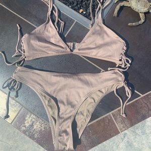 Tan Kensie Bikini Set